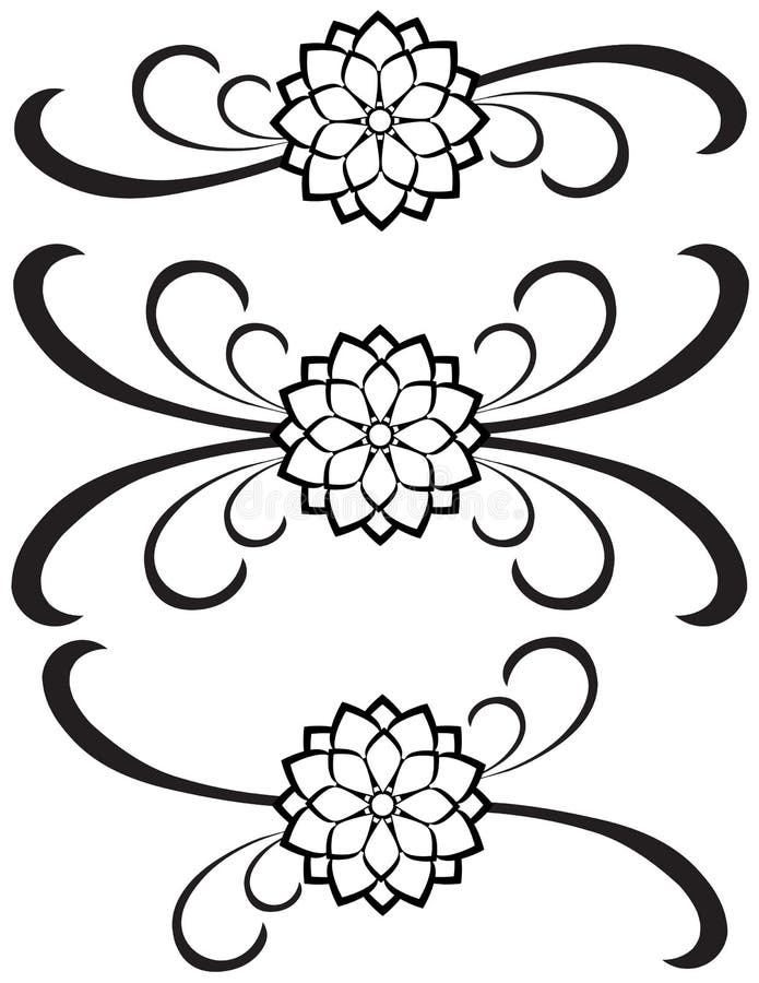 Decorações detalhadas extravagantes 77 ilustração royalty free Decorações detalhadas extravagantes 77 ilustração royalty free
