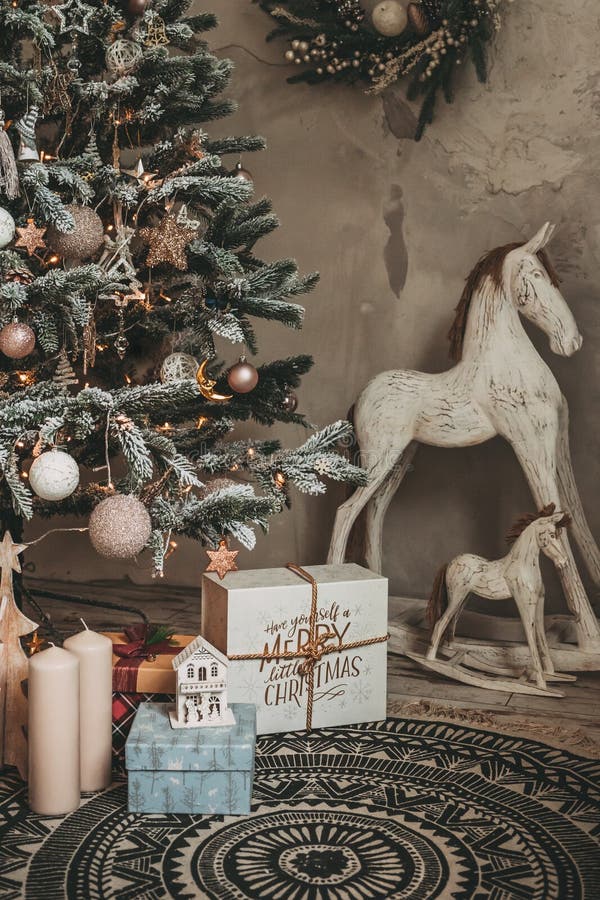 Decorațiuni pentru vacanța de Crăciun royalty free stock image