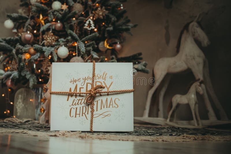 Decorațiuni pentru vacanța de Crăciun royalty free stock photos