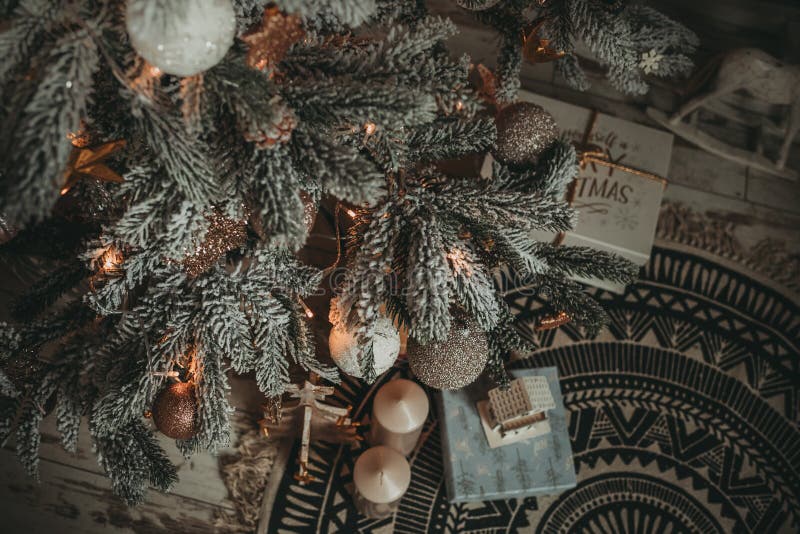 Decorațiuni pentru vacanța de Crăciun royalty free stock photos