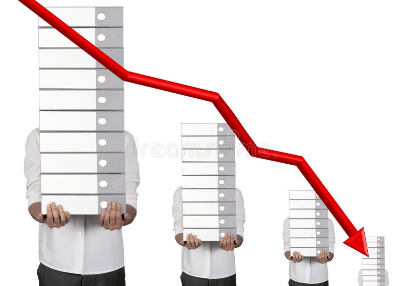 Decrease royalty free stock image