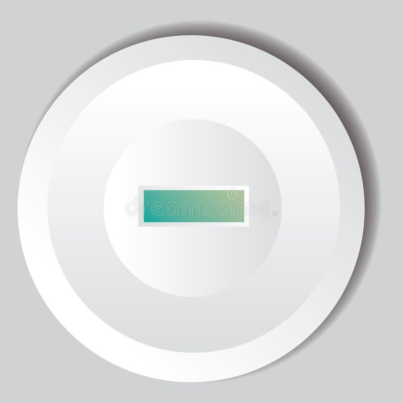 Decrease button. Vector illustration decorative design. Decrease vector illustration vectors
