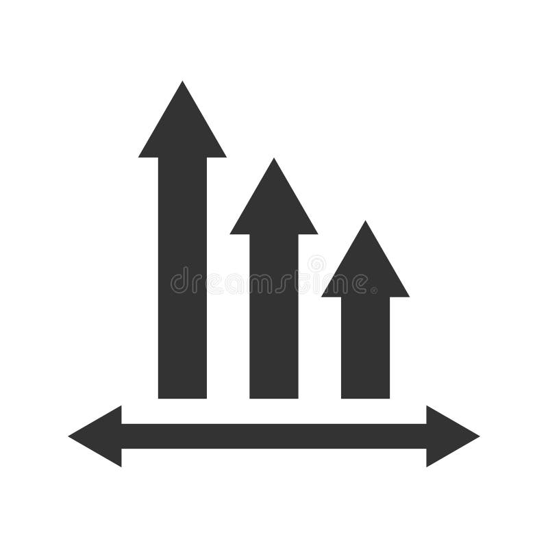 Decrease chart icon vector illustration