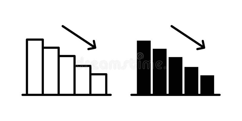 Decrease icon vector design eps иллюстрация штока