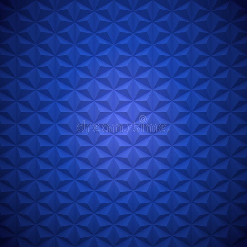 Deep Blue abstract Square background. Can be use as any item presentation. Triangle pyramids in hexagon shape. Deep Blue abstract Square background. Can be use as any item presentation. Triangle pyramids in hexagon shape