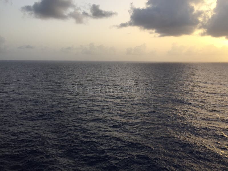 Deep Blue Atlantic Ocean stock image. Image of ocean - 56510519