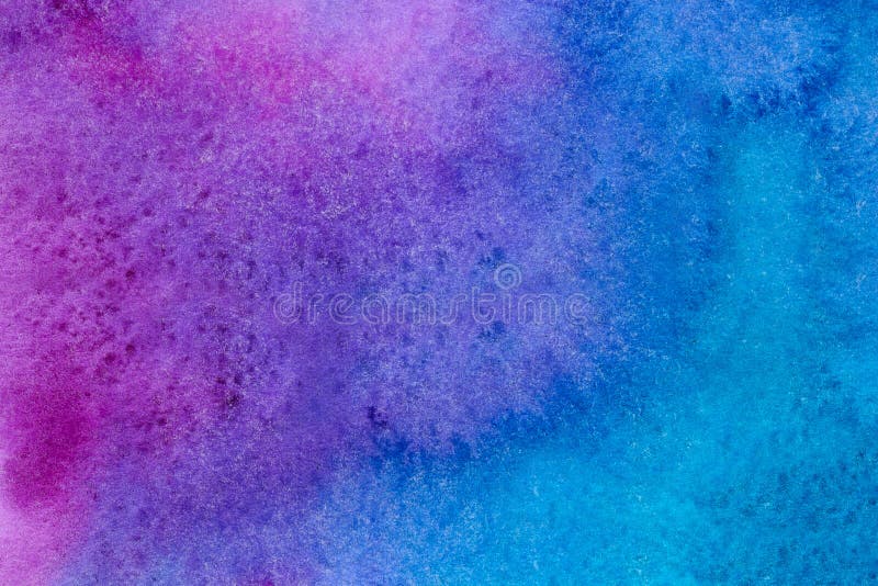 Deep Blue and Purple Watercolor Background Stock Illustration -  Illustration of paint, deep: 93425598