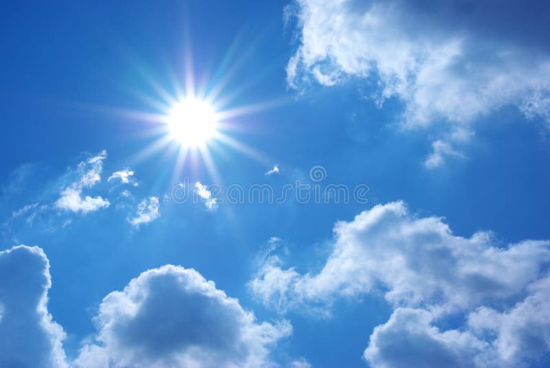 Deep blue sky stock images