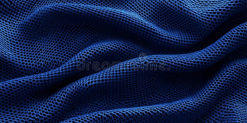 Deep Blue Texture A Rich Luxurious Fabric Background stock illustration