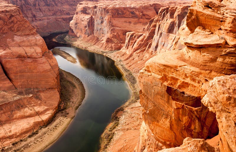 Deep Canyon Colorado River Desert Southwest Natural Scenic Lands royalty free stock photo