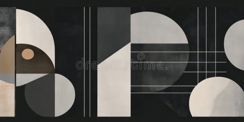 A deep charcoal grey background with soft geometric lines and shapes in varying shades of grey. The stock photos