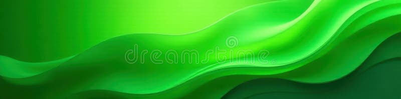Deep emerald to lime gradient, swirling organic shapes , abstract, intense stock illustration