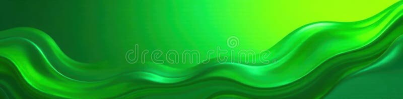 Deep emerald to lime gradient, swirling organic shapes , design, organic, stylish stock illustration