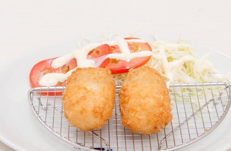 Deep fried cheese balls