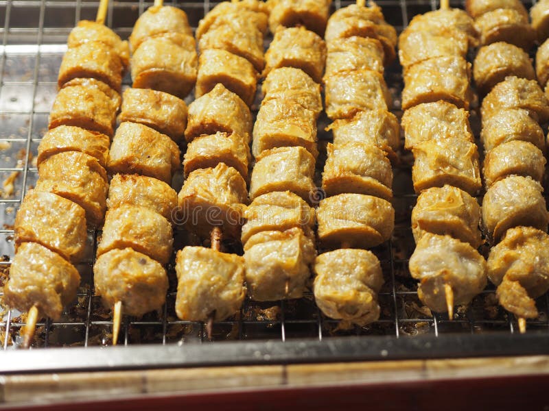 Deep Fried Chicken Crab Meat Roll Delicious Crispy Stock Photo Image