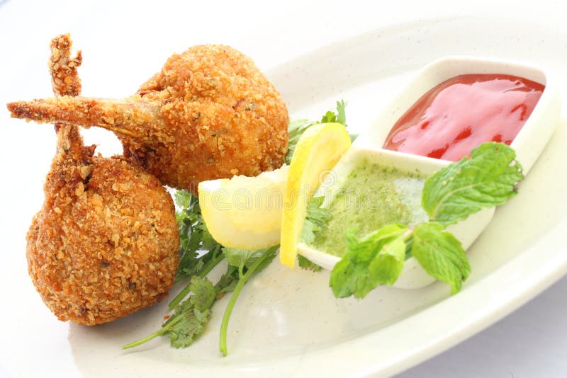 Deep Fried Chicken Drumstick Stock Photo Image of fried, drum 54613940