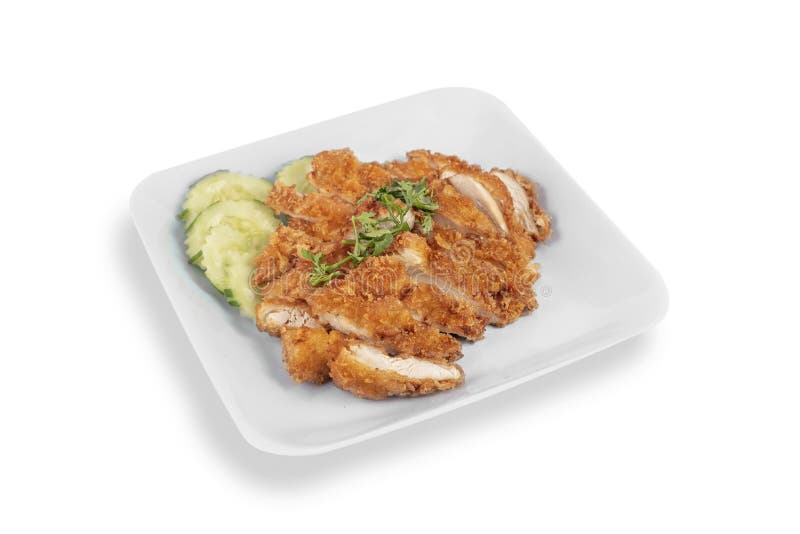 Deep Fried Chicken with Garlic Stock Photo Image of tasty, cooked