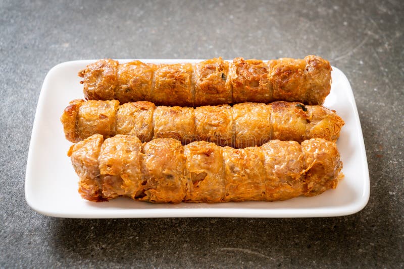 Deep Fried Crab Roll stock photo. Image of cuisine, fried 156017384