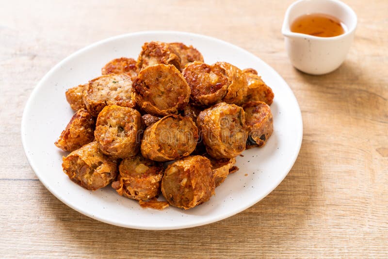 Deep Fried Crab Roll stock photo. Image of dish, gourmet 156017522