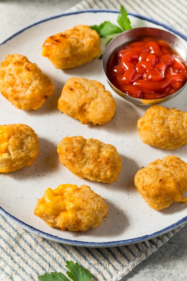 Deep Fried Macaroni and Cheese Bites Stock Image Image of deep