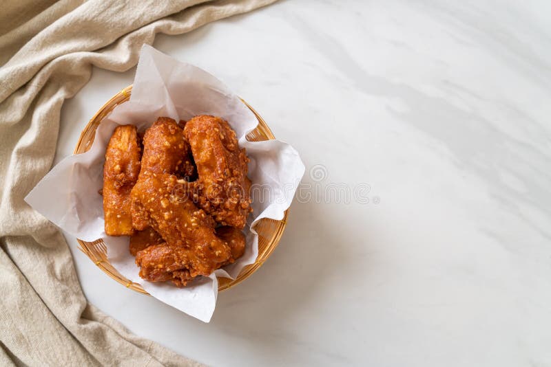 Deep fried potatoes stock photo. Image of dessert, sauce 192684134