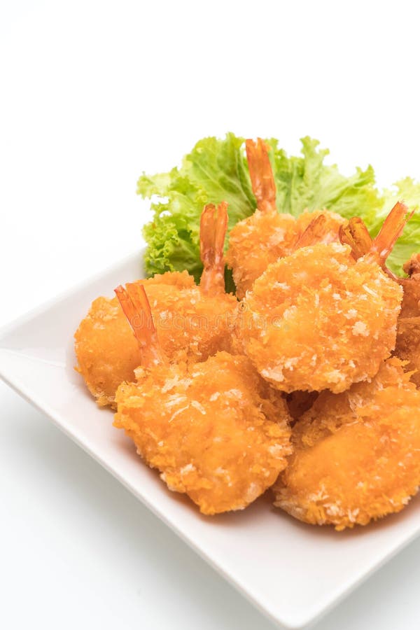 Deep fried shrimp stock photo. Image of plate, deep 104584426