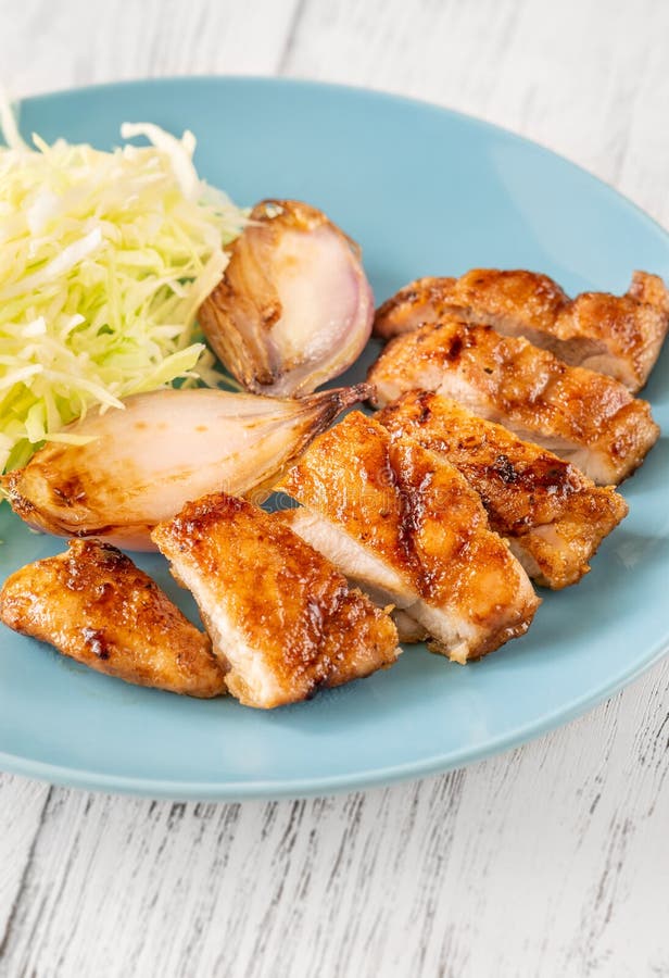 Deep Fried Teriyaki Chicken Stock Image Image of cabbage, healthy