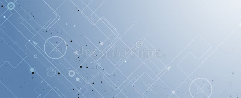 Deep learning neural network pathways stock illustration