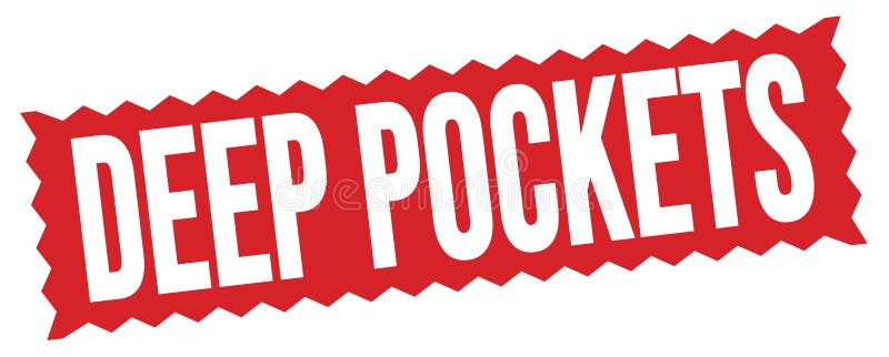 DEEP POCKETS Text Written on Red Stamp Sign Stock Illustration Illustration of pockets, word