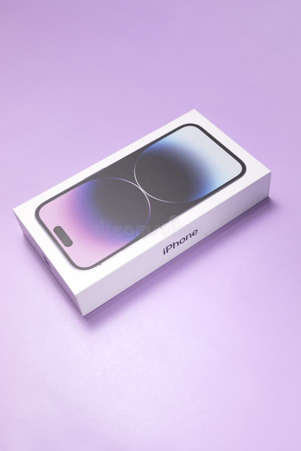 Deep Purple Colored IPhone 14 Pro with Features always-on Display, 48