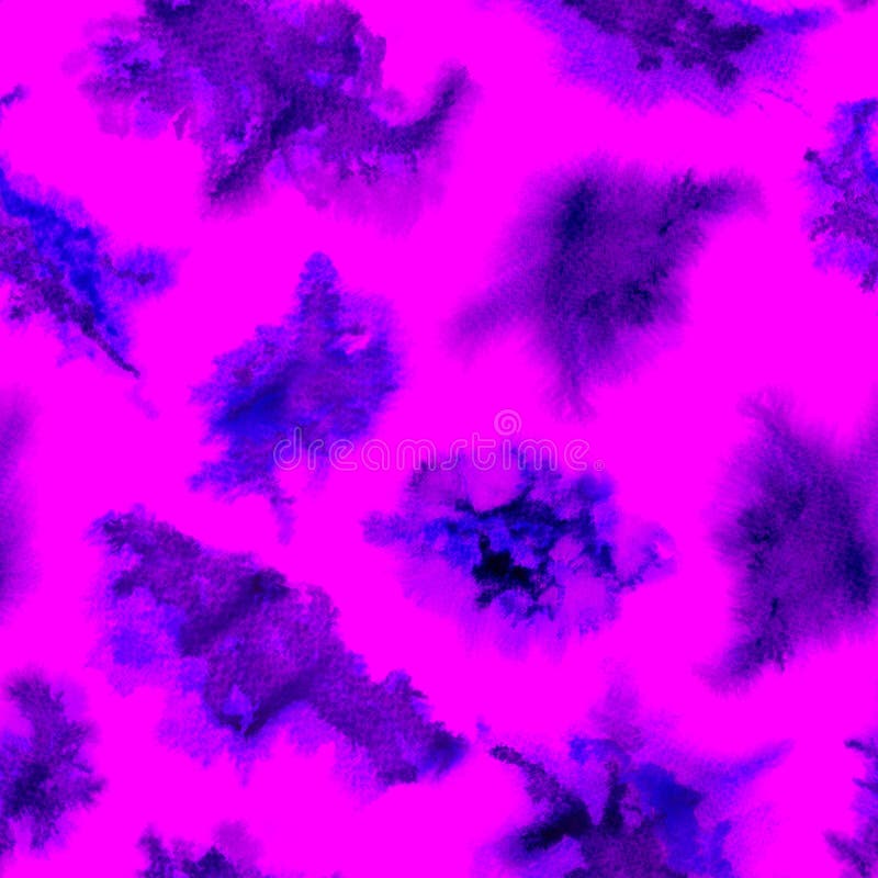 Deep purple splashes pattern. stock illustration