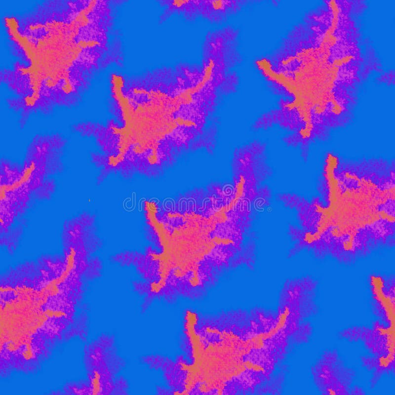 Deep purple splashes pattern. royalty free illustration