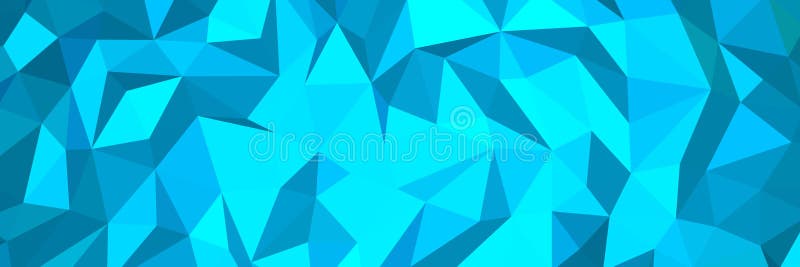 Deep Sky Blue Abstract Background. Geometric Vector Illustration ...