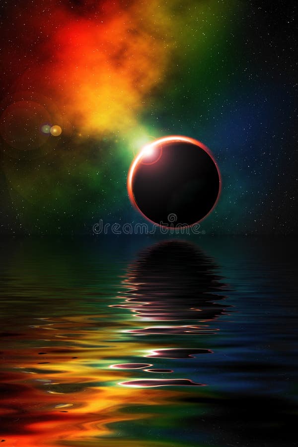 Deep space vector illustration Deep space vector illustration