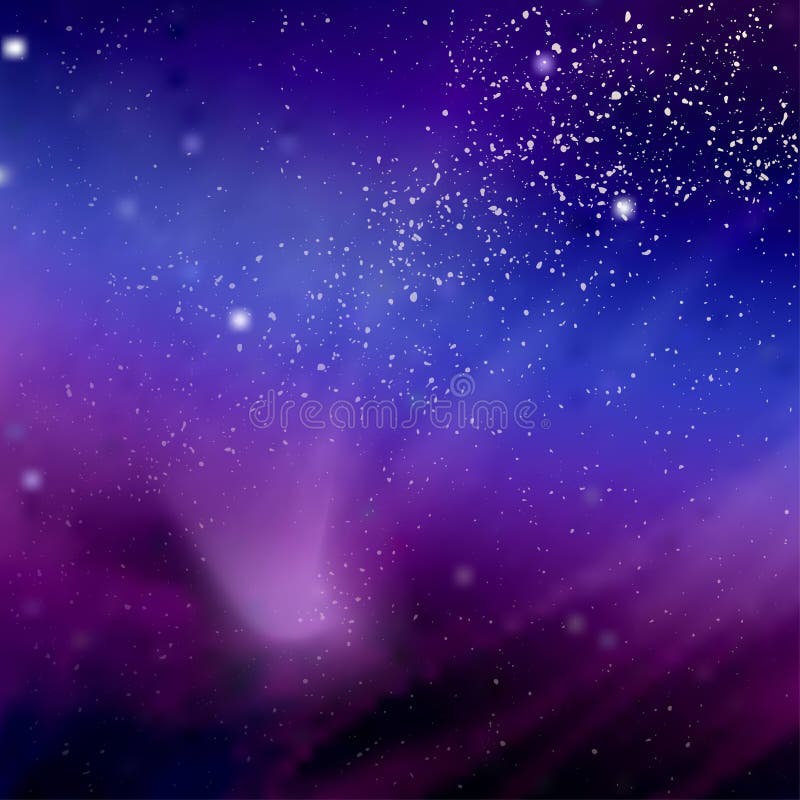 Deep space galaxy purple stock vector. Illustration of wallpaper ...