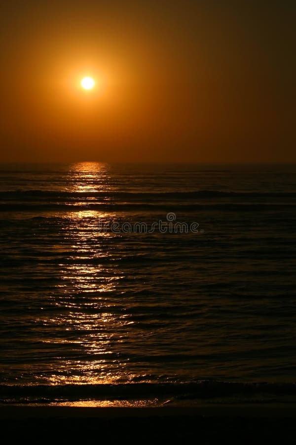 Orange Beach Sunset Stock Image Image Of Sand Landscape 289935