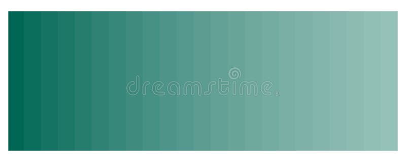 Deep teal gradient. Horizontal color transition. Smooth emerald Vector blend. Dark cyan palette. vector illustration