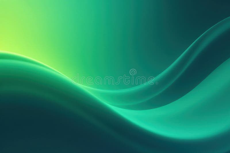 Deep teal to lime, flowing curves Smooth, vibrant gradient , contemporary, abstract, backdrop vector illustration