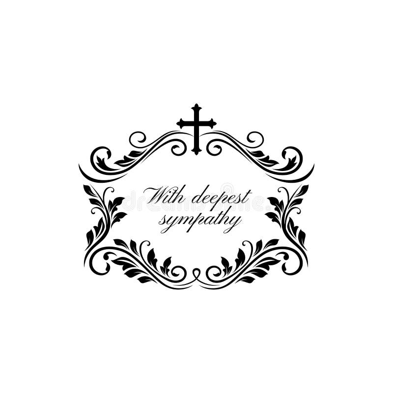 RIP Lettering on Gravestone in Ornamental Frame Stock Vector - Illustration  of black, memorial: 213607309