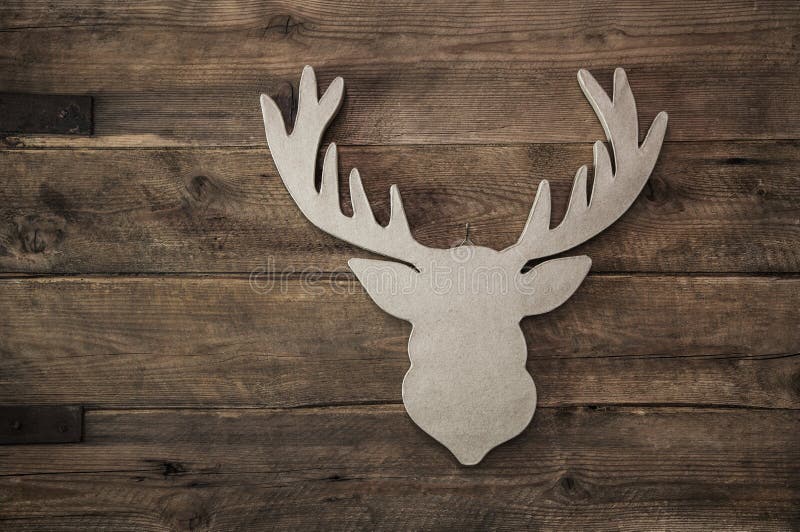 Deer head with antler for christmas decoration