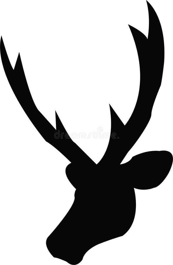 Antlers SVG, Realistic Deer Antler Clip Art, Cut File for Cricut