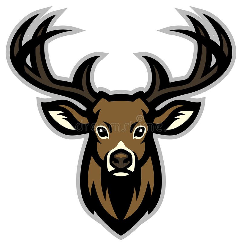 Deer head mascot