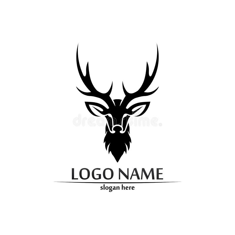 Premium Vector | Deer head logo vector illustration