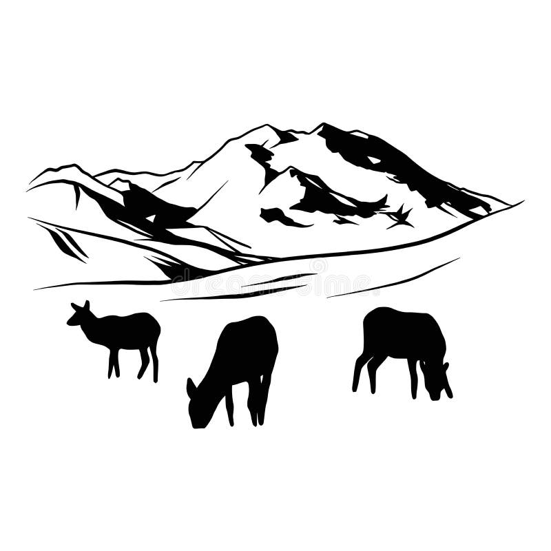 Wildlife Animal Silhouette Stencil Vectors & Printable Templates