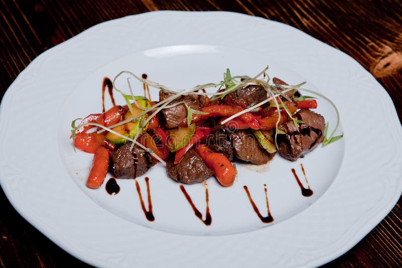 Deer Stewed with Vegetables Stock Image Image of meal, country 84314501