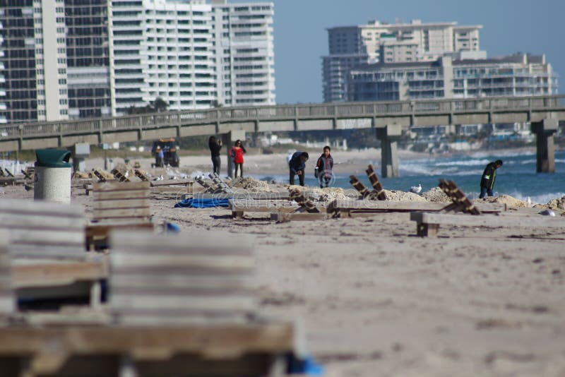 Deerfield beach editorial stock image. Image of biscayne 95874649