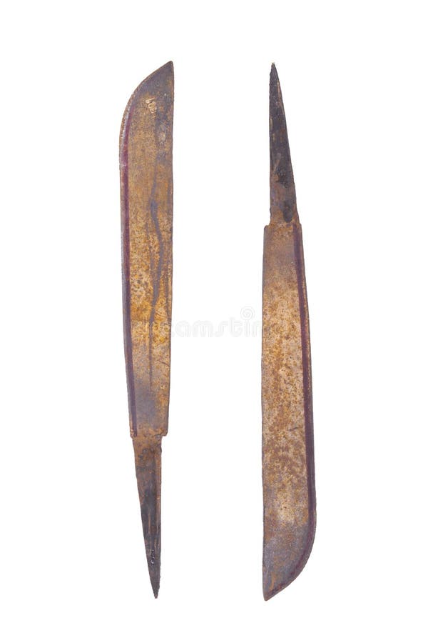 Defective Cutting Tools that Rust Stock Photo Image of dirty, butcher 258345484