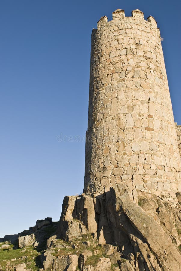 Defensive tower. royalty free stock photography