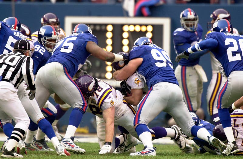 Defesa dos New York Giants, partido do campeonato de NFC, 2001