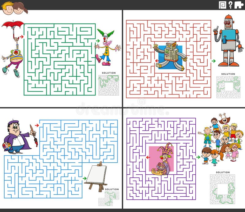 Jogo Labirinto Com Trator De Desenho Animado E Personagens Buldozer  Ilustração do Vetor - Ilustração de cartoon, atividade: 274106063